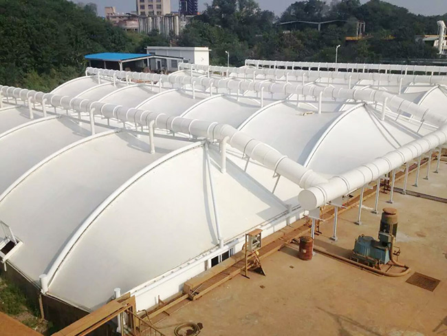 膜結(jié)構(gòu)污水池加蓋