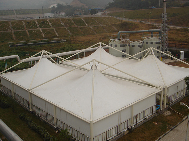 膜結(jié)構(gòu)污水池加蓋