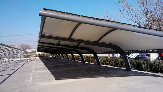 膜結構車棚充電樁 膜結構車棚充電樁